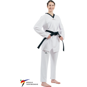 Dobok WT col noir "PARIS"