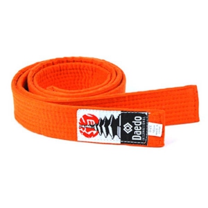 CEINTURE ORANGE PIQUEE