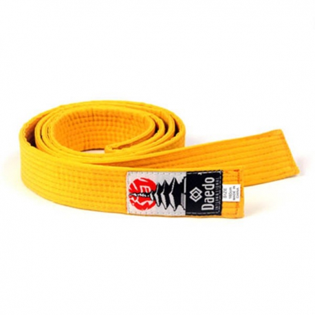 CEINTURE JAUNE PIQUEE