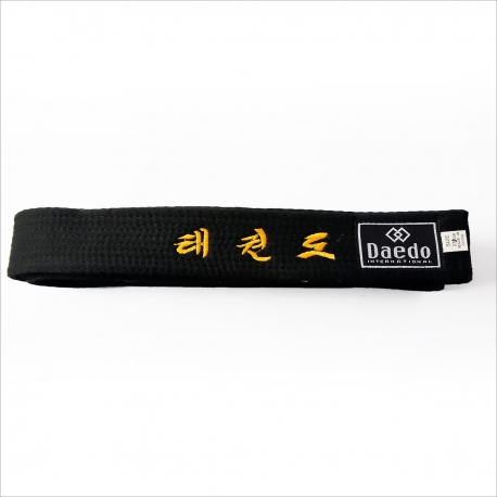 CEINTURE NOIRE BRODEE