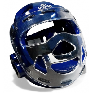 Casque bulle bleu