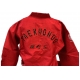 Dobok rouge "Ultra-light" brodé